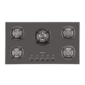 اجاق گاز 5 شعله شیشه ای مدل PB-5212 پرنیان PARNIAN STEEL